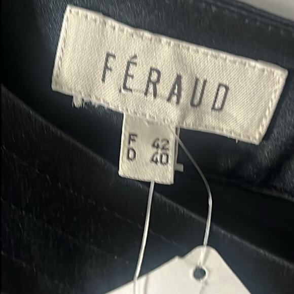 NWT LOUIS FERAUD BLACK SILK BLEND TOP SIZE 40 US M - Picture 3 of 6